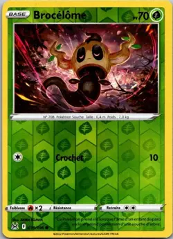 Carte Pokemon Brocelome 016/196 Reverse - 2022 - Image 1