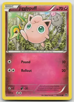 Jigglypuff 65/124 Fates Collide Pokemon NM Common - Image 1