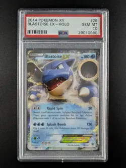 2014 Pokemon XY Base Set BLASTOISE Ultra Rare Holo English 29/146 PSA 10 - Image 1
