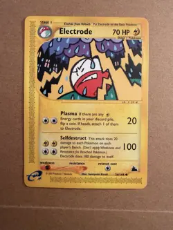 Electrode 36/144 Skyridge Pokemon E-reader TCG LP - Image 1