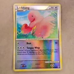 Lickitung 66/102 Reverse Holo – Pokemon HGSS Triumphant - LP Lightly Played - Image 1