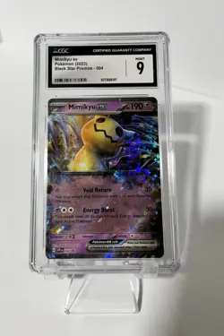 Mimikyu ex 004 SV Scarlet & Violet Promo Holo EX CGC 9 190HP Pokemon - Image 1