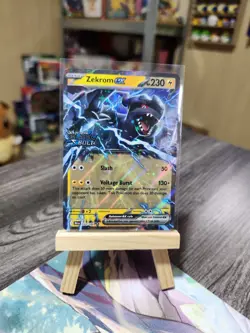 Zekrom ex (Black Bolt Stamped) #034/086 Black Bolt Holo Pokemon NM Heavy Hitters - Image 2