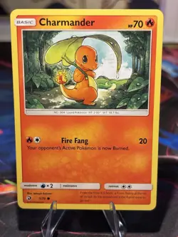 Pokemon 2018 SM Dragon Majesty Charmander #1/70, Charmeleon #2, Charizard#3 NM - Image 2