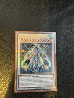 SUDA-EN039 Crystal Clear Wing Over Synchro Dragon Quarter Century Rare YuGiOh - Image 1