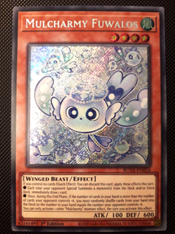 Yu-Gi-Oh! Mulcharmy Fuwalos, ROTA-EN024, Secret Rare, 1. Edition, Englisch, NM - Image 1