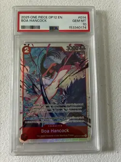 2025 One Piece Legacy of the Master JP Boa Hancock Super Rare #OP12-014 PSA 10 - Image 1