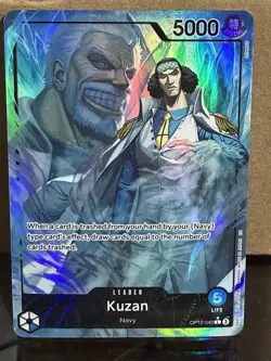 One Piece TCG Kuzan OP12-040 Alternate Art Leader Legacy of the Master - Image 1