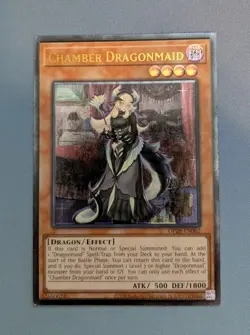 Yu-Gi-Oh Chamber Dragonmaid OP28-EN002 Ultimate Rare - Image 1