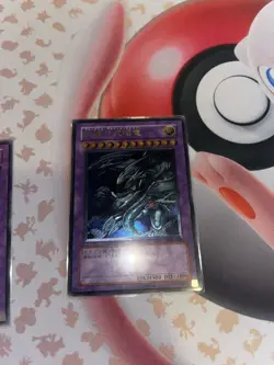 Yu-Gi-Oh Blue-Eyes Ultimate Dragon SDX-001 Ultimate Rare Card X3 - Image 3