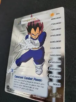 Dragon Ball Z Vegeta 195 Hi-Tech Score Trunks Saga. Collectible Card - Image 2