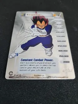 Dragon Ball Z Vegeta 195 Hi-Tech Score Trunks Saga. Collectible Card - Image 4