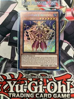 Archfiend’s Advent Secret Rare 1st Edition BLTR-EN046 Yugioh Shining Sarcophagus - Image 1