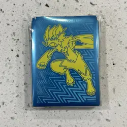 ZERAORA - 65 POKEMON CARD SLEEVES PACK - SUN & MOON ETB LOST THUNDER - Image 1