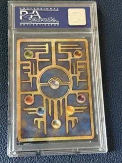 1999 Pokemon Japanese Promo Ancient Mew I PSA 9 Error card - Image 2