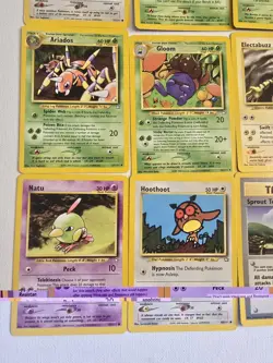 Pokemon Vintage Neo Genesis Card Lot NM - Image 5