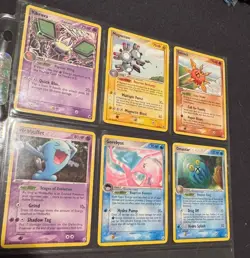 6 Rare Card Lot Pokemon Legend Maker Magneton 22 Vibrava Gorebyss Omastar - Image 1