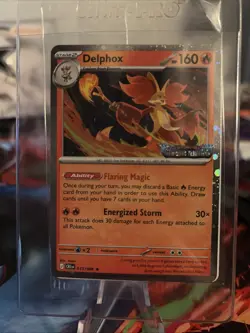 Delphox 013/086 Stamped Promo SEALED Chaos Rising Pokemon Card Best Buy Promo 🔥 - Image 1