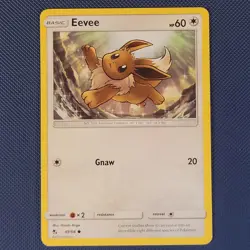 Eevee 49/68 - Hidden Fates - Common Pokemon Card - NM - Image 1