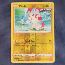 Plusle 089/264 - Fusion Strike - Common Reverse Holo Pokemon Card - NM - Image 1