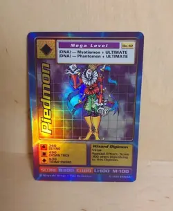 Piedmon Bandai 1999 Digimon Holo Card BO-42 - Image 1
