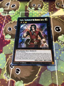 Yugioh Dante, Traveler of the Burning Abyss BLMR-EN081 Secret Rare NM - Image 1