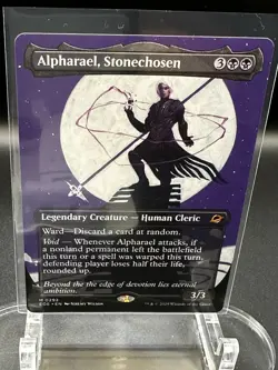 Magic: The Gathering EOE Alpharael, Stonechosen [Borderless] #292 - Image 1