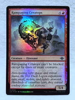 Rampaging Ceratops 0162 Uncommon Foil Lost Caverns of Ixalan - Image 1