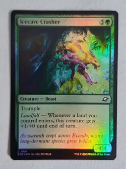 Icecave Crasher #191 Edge of Eternities Foil Magic: The Gathering - Image 1