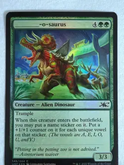 _____-o-saurus 148/244 Unfinity Foil Magic The Gathering TCG - Image 3