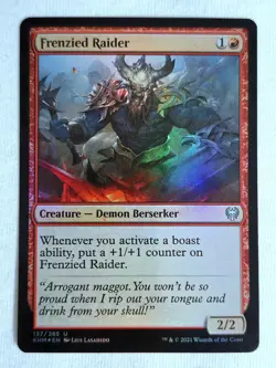 Frenzied Raider 137/285 Kaldheim Foil Magic The Gathering TCG - Image 1