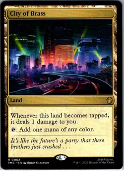 MTG - City of Brass - TMNT Commander - NM - Image 1