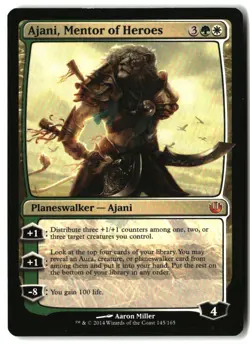 MTG Ajani, Mentor of Heroes [JOU - 145] LP 4-41 - Image 1