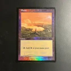 Wizards of the Coast Magic: The Gathering Plains White Foil Promo Arena 1998 Ro… - Image 1