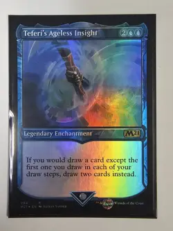 Mtg - Teferi's Ageless Insight (Foil) (Showcase) - (M21) - Rare - #294 - NM - Image 1