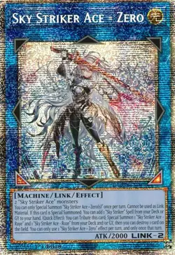 Near Mint, English Yu Gi Oh Sky Striker Ace = Zero - DUAD-EN049 - Starlight Rare - Image 1