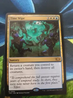 Time Wipe 308 Rare Commander: Tarkir: Dragonstorm Magic: The Gathering Near Mint - Image 1