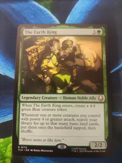 The Earth King 172 Rare Avatar: The Last Airbender Magic: The Gathering NM - Image 1