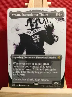 Vraan, Executioner Thane (Borderless) - Phyrexia: All Will be One - NM - MTG - Image 1