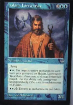Hakim, Loreweaver - Mirage: #68, Magic: The Gathering Nm R138 - Image 1