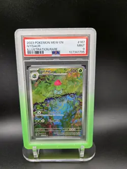 Pokemon TCG Ivysaur Scarlet & Violet 151 Card IR #167/165 - PSA 9 - Image 1