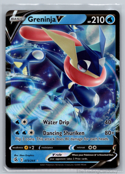 Pokemon Greninja V 073/264 FST Fusion Strike NM - Image 1