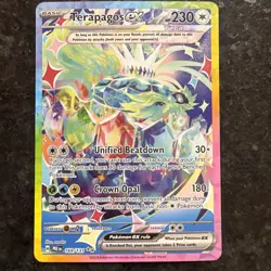 Terapagos ex 169/131 Special Illustration Rare Prismatic Evolutions Pokemon NM - Image 1
