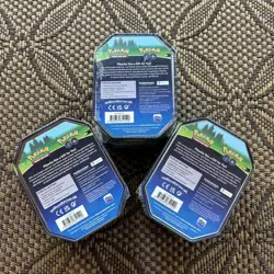 3 Tin Set Pikachu Snorlax Blissey Pokemon GO Sealed TCG NEW Lot - Image 2