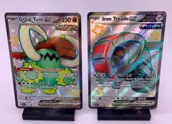 Pokemon Scarlet & Violet Lot Of 2 Great Tusk ex 072 & Iron Treads ex 073 Promo - Image 1