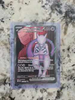 Pokemon TCG Team Rockets Mewtwo EX 213/182 - Image 1
