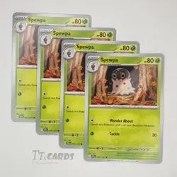 Spewpa 006/191 Regular x4 - 4x Playset Pokemon S&V Surging Sparks - Image 1