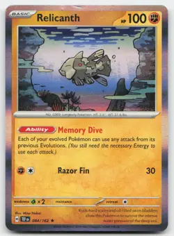 Relicanth - 084/162 #84/162 (Holo) (NM) SV05: Temporal Forces TEF Pokemon - Image 1