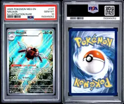 Ninjask Pokemon 2025 Mega Evolution Illustration Rare 137/132 GEM MINT PSA 10 💎 - Image 3