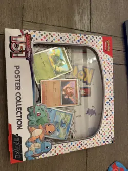Pokemon TCG Scarlet & Violet 151 Poster Collection Box 3 Packs - SEALED NEW - Image 1